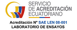 Laboratorio Acreditado por SAE Servicio de acreditacion ecuatoriano
